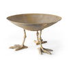 Chadwick II Gold Metal Webbed Feet Bowl