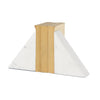 Alec Marble Pyramid Bookends