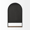 Cora Arched Wall Mirror with Shelf – 40" High, Minimalist Design