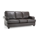Decor-Rest Furniture Stationary Leather Sofa 3285-S IMAGE 1