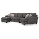 Decor-Rest Furniture Fabric Sectional 2566/2583 Sectional IMAGE 1
