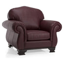 Decor-Rest Furniture Stationary Leather Look Chair 3933 Chair IMAGE 1