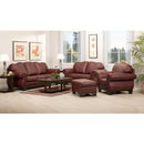 Decor-Rest Furniture Stationary Leather Look Chair 3933 Chair IMAGE 3