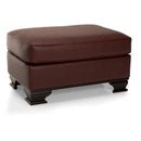 Decor-Rest Furniture Leather Look Ottoman 3933 Ottoman IMAGE 1