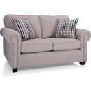 Decor-Rest Furniture Stationary Fabric Loveseat 2003-L IMAGE 1
