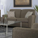 Decor-Rest Furniture 2404 Stationary Fabric Loveseat 2404 Loveseat IMAGE 1