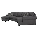 Decor-Rest Furniture Fabric 3 pc Sectional 2583/2581/2566 IMAGE 1