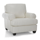 Decor-Rest Furniture Stationary Leather Chair 3285 Chair (Cream) IMAGE 1