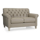 Decor-Rest Furniture 3478 Stationary Leather Loveseat 3478 Loveseat IMAGE 1