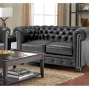 Decor-Rest Furniture 3230 Stationary Leather Loveseat 3230-L IMAGE 1