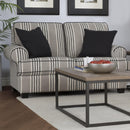 Decor-Rest Furniture Stationary Fabric Loveseat 2285 Loveseat (Pattern Beige) IMAGE 1