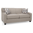 Decor-Rest Furniture Fabric Full Sofabed 2401 Full Sofa Bed (Brown) IMAGE 2