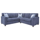  Decor-Rest Furniture Fabric 2 pc Sectional 2705-06/2705-30 IMAGE 1