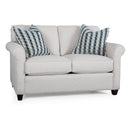 Decor-Rest Furniture Stationary Fabric Loveseat 2460-LS Loveseat IMAGE 1