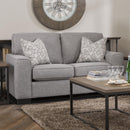 Decor-Rest Furniture Stationary Fabric Loveseat 2483-L Loveseat IMAGE 1