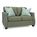 Decor-Rest Furniture Stationary Fabric Loveseat 2570-L Loveseat IMAGE 1