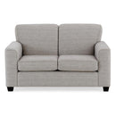 Decor-Rest Furniture Stationary Fabric Loveseat 2705 Loveseat - Hot Grey IMAGE 1