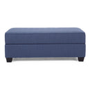 Decor-Rest Furniture Fabric Storage Ottoman 2285-SO Storage Ottoman IMAGE 1
