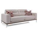 Decor-Rest Furniture Stationary Fabric Sofa 2030 Sofa with Metal Cone Feet IMAGE 1