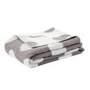 Brunelli 908150 Dots Grey Throw IMAGE 1