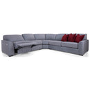 Decor-Rest Furniture Power Reclining Fabric 3 pc Sectional M2786P-07/2786-04/2786-06 IMAGE 3