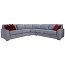 Decor-Rest Furniture Fabric 3 pc Sectional M2786P-53/2786-04/2786-06 IMAGE 1