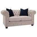 Decor-Rest Furniture Stationary Fabric Loveseat 2230-L Loveseat IMAGE 1