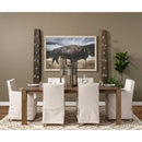 Mercana Burlington 67525-AB Brown Reclaimed Wood 10 Metal Ring Wall Candle Holder IMAGE 3