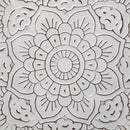 Mercana Miranda 67908 Set of 2 Stamped Metal Lotus Flower Wall Decor IMAGE 4