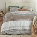 Brunelli Shitake 249286 Double-Queen Duvet Cover - Natural & Grey IMAGE 1
