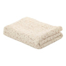 Brunelli Glitter 512150 Ivory Throw IMAGE 1