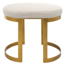 Uttermost 23698 Infinity Gold Accent Stool IMAGE 2