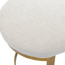 Uttermost 23698 Infinity Gold Accent Stool IMAGE 6