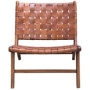 Uttermost 25484 Plait Woven Leather Accent Chair IMAGE 1