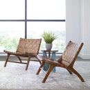 Uttermost 25484 Plait Woven Leather Accent Chair IMAGE 7