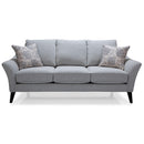 Decor-Rest Furniture Stationary Fabric Sofa 2142-01-DENZEL-BLUE IMAGE 2