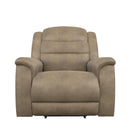 La-Z-Boy Redwood Power Wall Recliner w/ Headrest and Lumbar - Mushroom IMAGE 1
