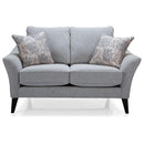 Decor-Rest Furniture Stationary Fabric Loveseat 2142-02-DENZEL-BLUE IMAGE 2