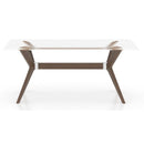 Canadel Downtown Dining Table with Glass Top and Trestle Base GRE04072WA19MDPNF/BAS02003NA19MDP IMAGE 2