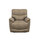 La-Z-Boy Trouper Power Rocking Recliner w/ Headrest & Lumbar - Mushroom IMAGE 2
