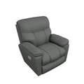 La-Z-Boy Morrison Power Rocking Recliner w/ Headrest & Lumbar - Indigo IMAGE 1