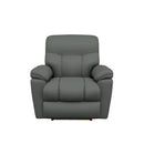 La-Z-Boy Morrison Power Rocking Recliner w/ Headrest & Lumbar - Indigo IMAGE 2