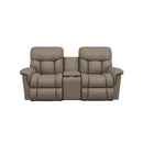  La-Z-Boy Mateo Wall Reclining Loveseat w/ Console - Wicker IMAGE 1