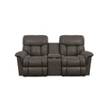  La-Z-Boy Mateo Wall Reclining Loveseat w/ Console - Charcoal IMAGE 1
