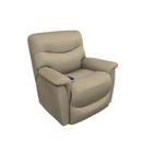 La-Z-Boy James Silver Power Lift Recliner - Wicker IMAGE 1