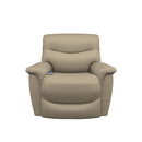 La-Z-Boy James Silver Power Lift Recliner - Wicker IMAGE 2