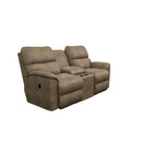 La-Z-Boy Brooks Reclining Loveseat w/ Console - Mushroom IMAGE 1