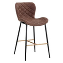 Sunpan Lyla 104034 Counter Stool - Antique Brown IMAGE 1