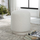 Uttermost 23743 Avila White Ottoman IMAGE 1