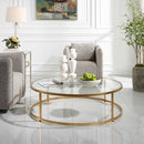 Uttermost 22971 Radius Modern Circular Coffee Table IMAGE 1